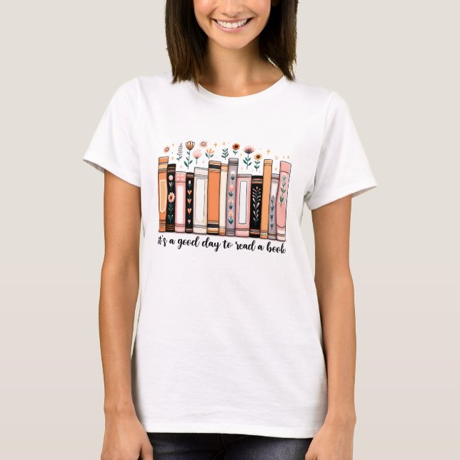T-shirt C'est bien de lire un livre (Devant)