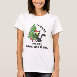 T-shirt C'est Bien Je Suis Bien Tout Va Bien Elf Noël Matc