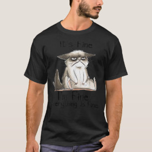 T-shirt C'est Bien Je Suis Bien Tout Va Bien Visage Grinch