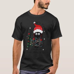 T-shirt C'est Bien Je vais Bien Tout Va Bien Chat Noël