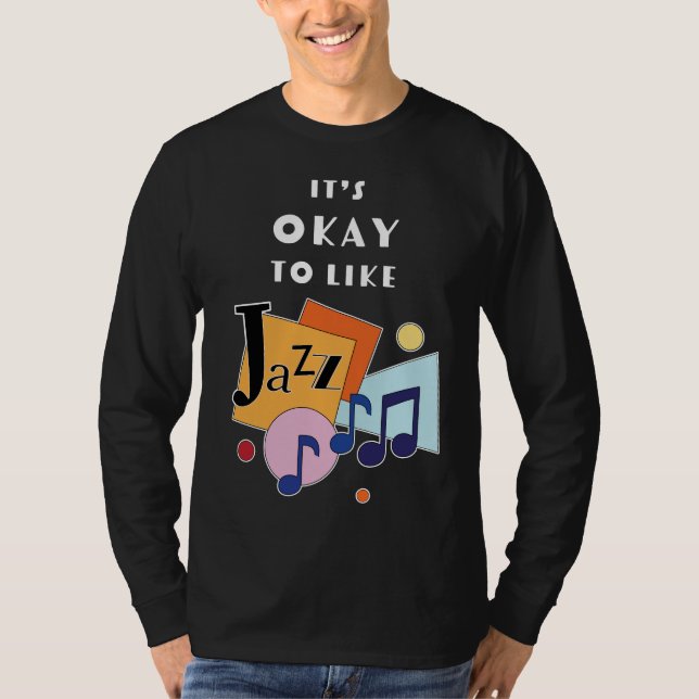 T-shirt C'est bon d'aimer le jazz (Devant)