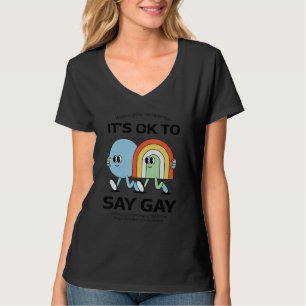 T-shirt C'est bon de dire Gay Protect Trans Kids