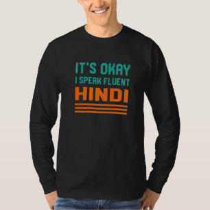 T-shirt C'Est Bon, Je Parle Hindi Langue Indienne Indi