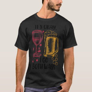 T-shirt C'est bon, je vais dans les deux façons boissons v