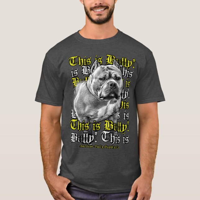 T-shirt C'Est Bully American Bully Chien Vêtements Bully (Devant)