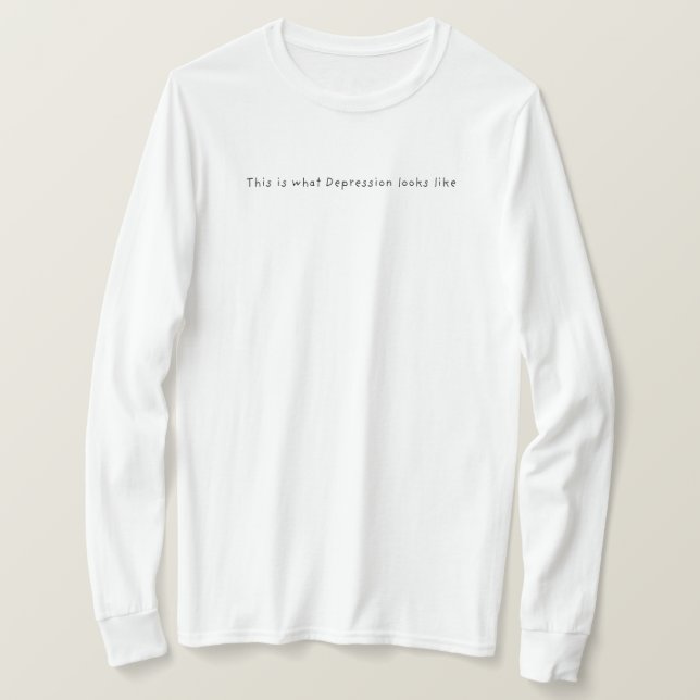 T-shirt C'est ce que dépressionressemble à_ (Design devant)