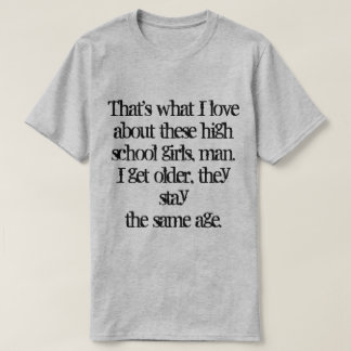 T-shirt C'est ce que j'aime chez ces lycéennes.