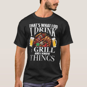 T-shirt C'Est Ce Que Je Bois Je Grille Et Connais Les Chos