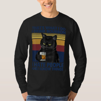 T-shirt C'est ce que je fais Je bois du Bourbon et je sais