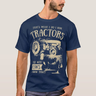 T-shirt C'Est Ce Que Je Fais Je Circule Tracteurs Funny Fa