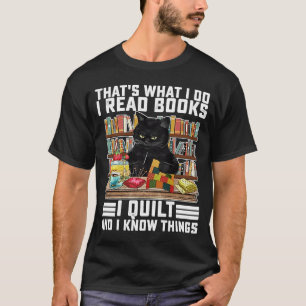 T-shirt C'est ce que je fais Je lis des livres J'ai couché