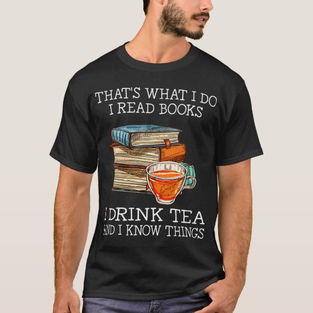 T-shirt C'est ce que je fais je lis des livres quand je bo (Devant)