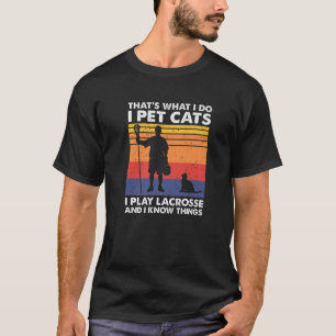 T-shirt C'est ce que je fais Je Pet Chats Je Joue à la cr