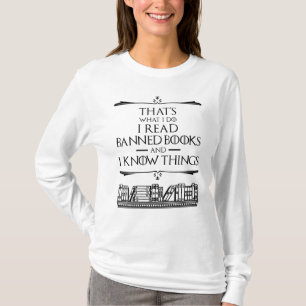 T-shirt C'est ce que je fais Lire des livres interdits