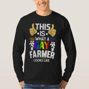 T-shirt C'Est Ce Qu'Un Agriculteur Gay Ressemble À La Fier