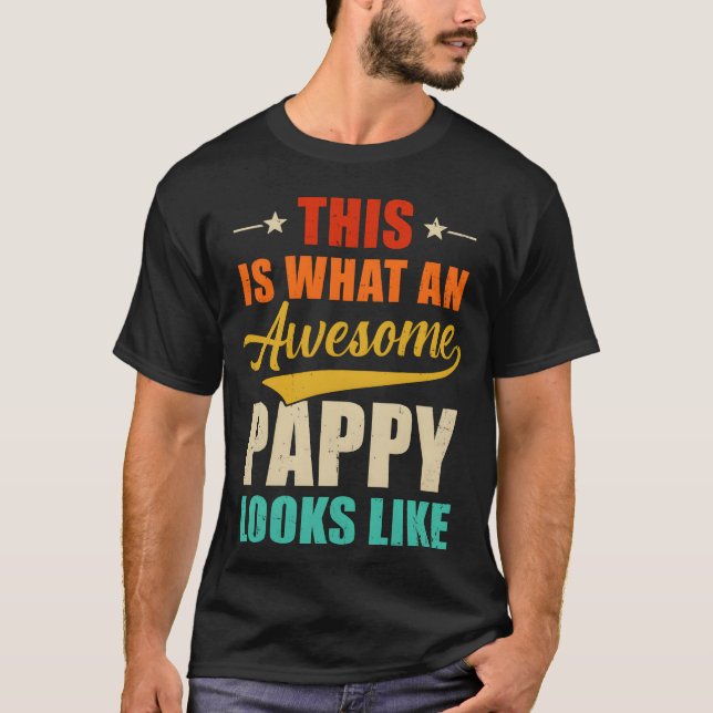 T-shirt C'Est Ce Qu'Un Awesome Pappy Ressemble À Pères v (Devant)