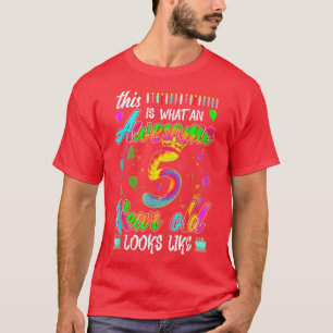 T-shirt C'Est Ce Qu'Un Magnifique 5ème Anniversaire 5 Anni