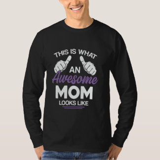 T-shirt C'est ce qu'une maman géniale ressemble à Da de la