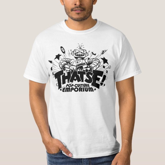 T-shirt C'est chemise d'E "B&W de base" ! (Devant)