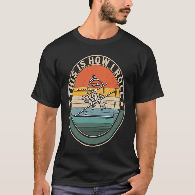 T-shirt C'Est Comme Ça Que J'Ai Roulé Physique Équation Sc (Devant)