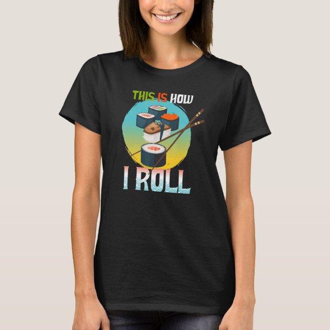 T-shirt C'Est Comme Ça Que J'Aime Rouler De Mignonnes Nour (Devant)