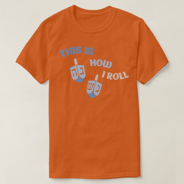 T-shirt C'Est Comme Ça Que J'Arrive Hanoukka Jewish (Design devant)