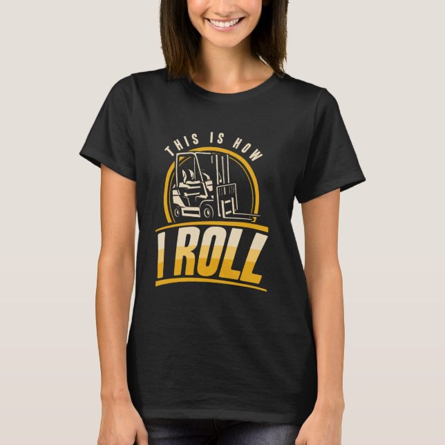 T-shirt C'est comme ça que je fais mon travail Opérateur d (Devant)