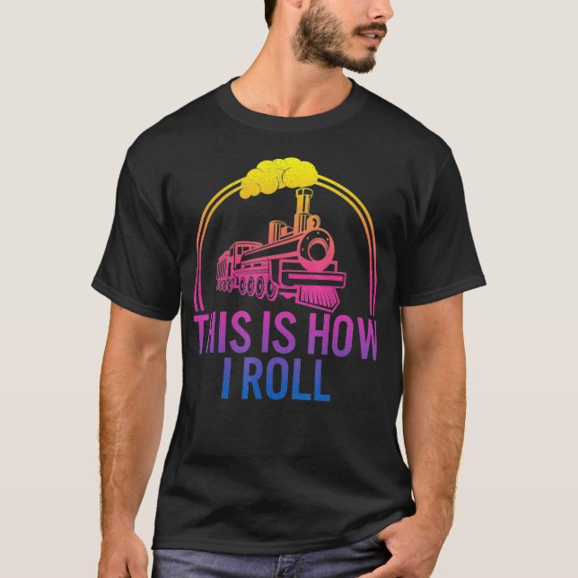 T-shirt C'est comme ça que je fais rouler l'ingénieur du t (Devant)