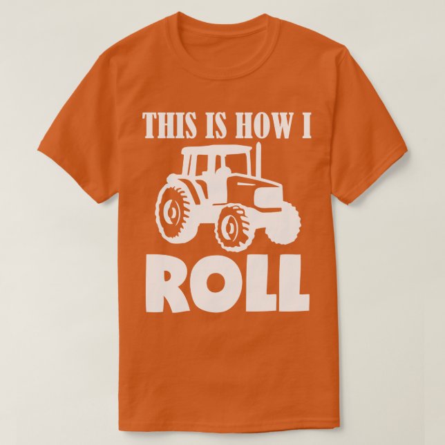 T-shirt C'Est Comme Ça Que Je Passe Le Tracteur (Design devant)
