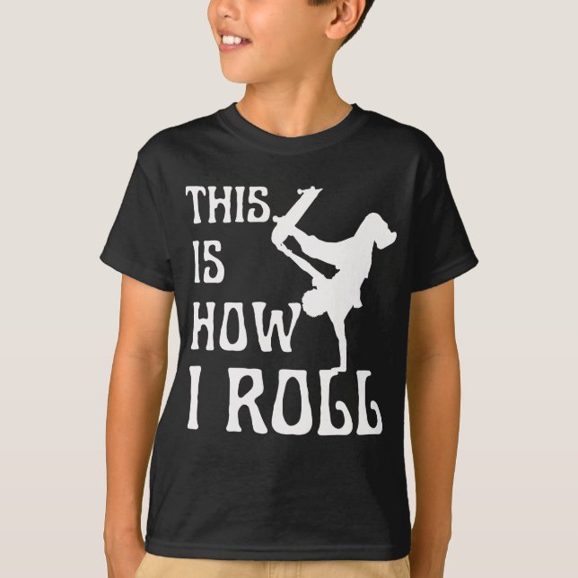 T-SHIRT C'EST COMME ÇA QUE JE ROULE (Devant)