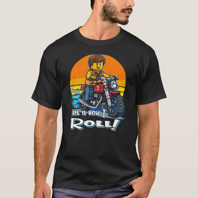 T-SHIRT C'EST COMME ÇA QUE JE ROULE (Devant)