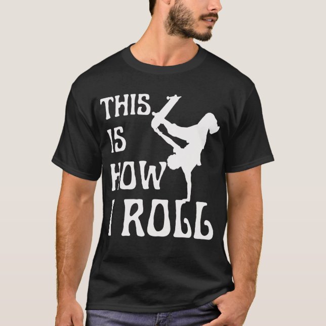 T-SHIRT C'EST COMME ÇA QUE JE ROULE (Devant)