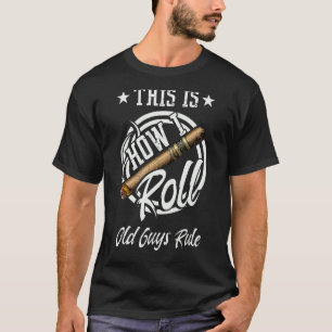 T-shirt C'Est Comme Ça Que Je Roule Le Cigar Fumé Gormet E