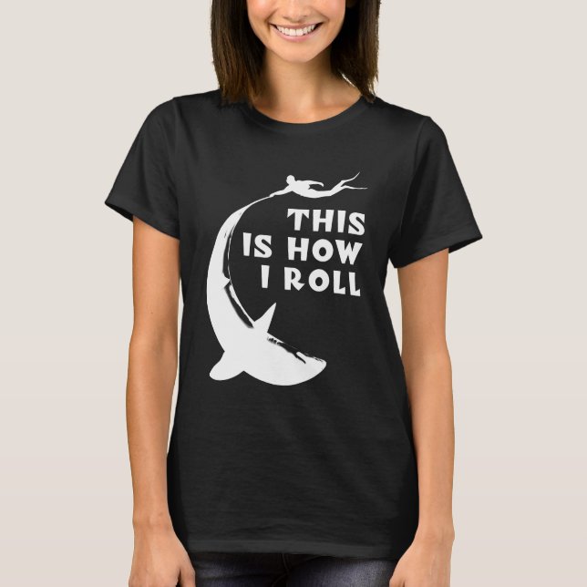 T-shirt C'Est Comme Ça Que Je Roule - Plongée Sous-Marine  (Devant)