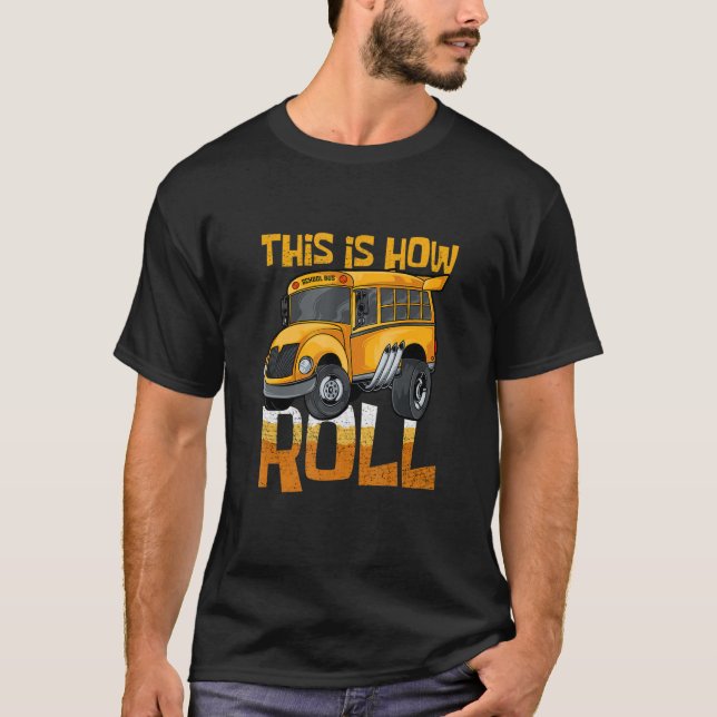 T-shirt C'est Comme Ça Que Je Roule Véhicule De Transport  (Devant)