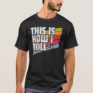 T-shirt C'Est Comme Ça Que Je Roule Vintage Retro Golf Car
