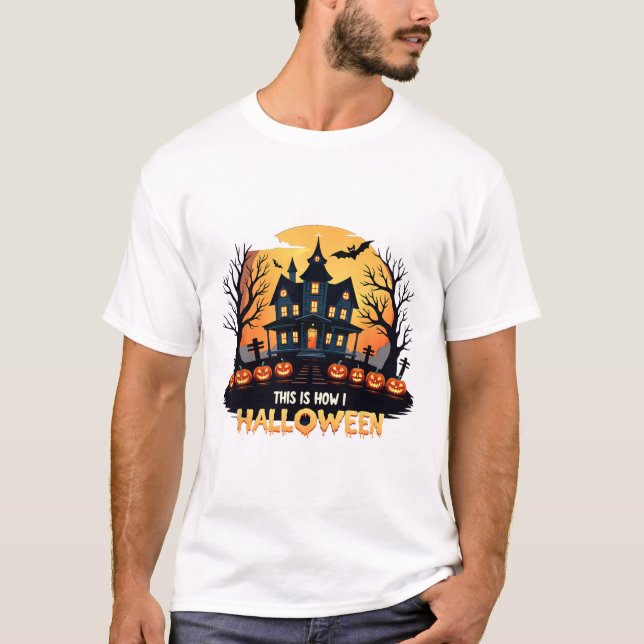 T-shirt C'Est Comme Ça Que J'Halloween Drôle Halloween (Devant)