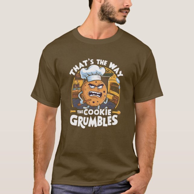 T-shirt C'est comme ça que le biscuit grumble (Devant)