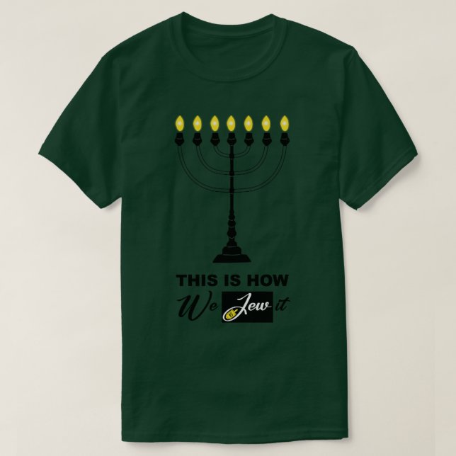 T-shirt C'est comme ça que nous le jugeons (Design devant)
