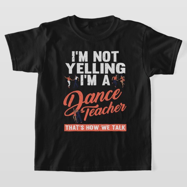T-shirt C'Est Comme Ça Que Nous Parlons Drôle Dance Instru (Poser)