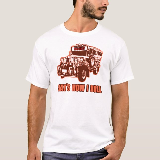 T-shirt C'est comment je roule Jeepney (Devant)