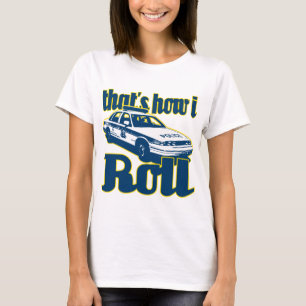 T-shirt C'est comment je roule la police