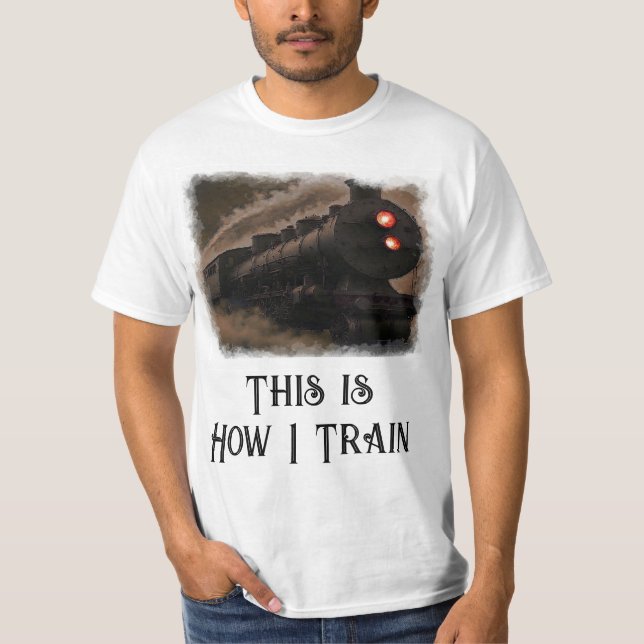 T-shirt C'est comment j'entraîne plaisir (Devant)