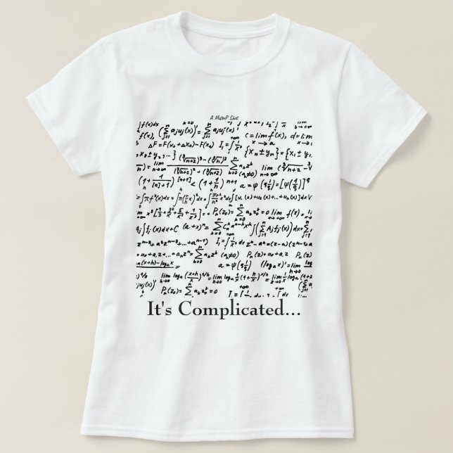 T-shirt C'est compliqué - Une chemise MisterP (Design devant)