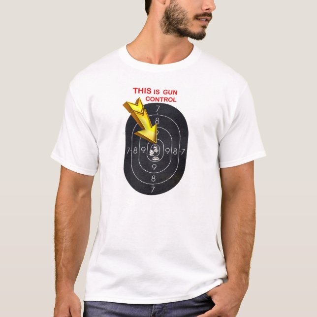 T-SHIRT C'EST CONTRÔLE DES ARMES (Devant)