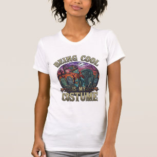 T-shirt C'est Cool C'est Costume Halloween Zombie Cimetièr