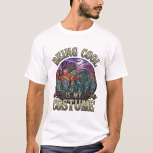 T-shirt C'est Cool Costume Halloween Zombie Cimetière_1