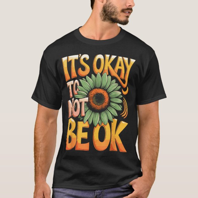 T-shirt C'est correct citation conception de ruban vert  (Devant)