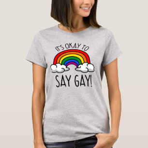 T-shirt C'est correct de dire gay