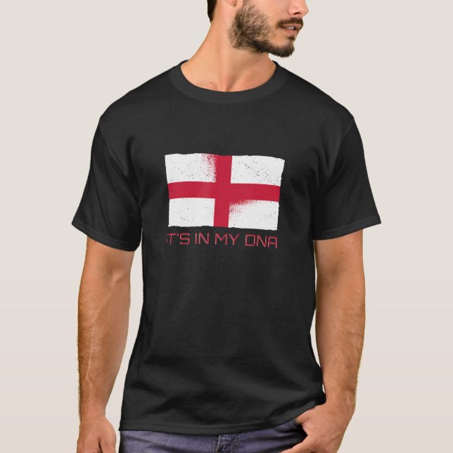 T-shirt C'Est Dans Mon Adn Angleterre Fier drapeau Anglais (Devant)